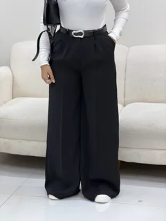 شلوار فول بگ مشکی